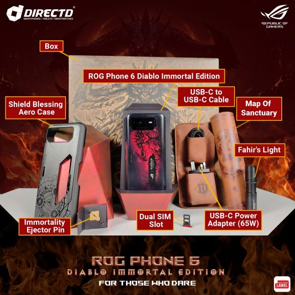 ASUS ROG Phone 6 Diablo Immortal Edition [16GB RAM | 512GB ROM]