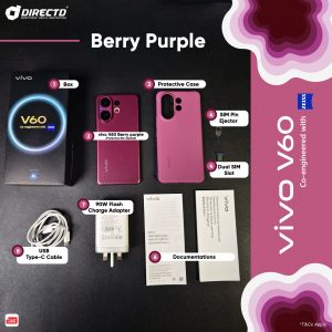 vivo V60 [12GB RAM | 256GB/512GB ROM] Ready Stock